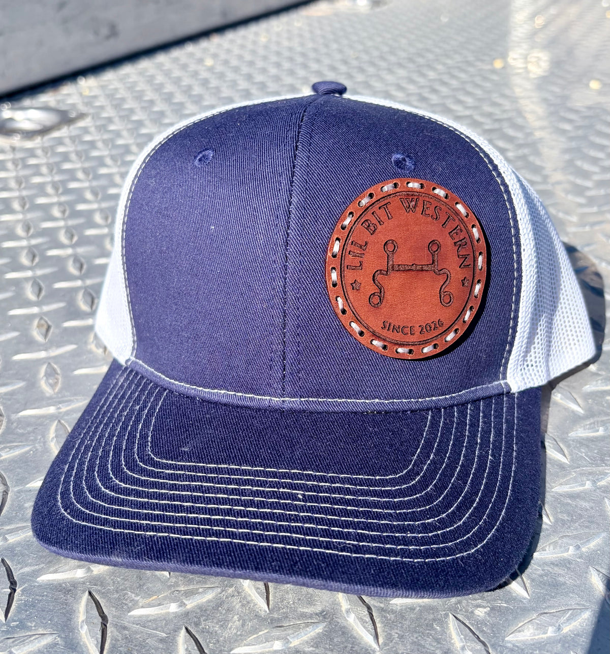 Dark Blue/White Hat