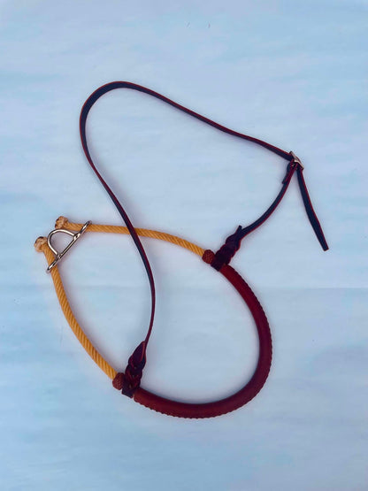 Chocolate Laced Single Rope Tie Down Noseband